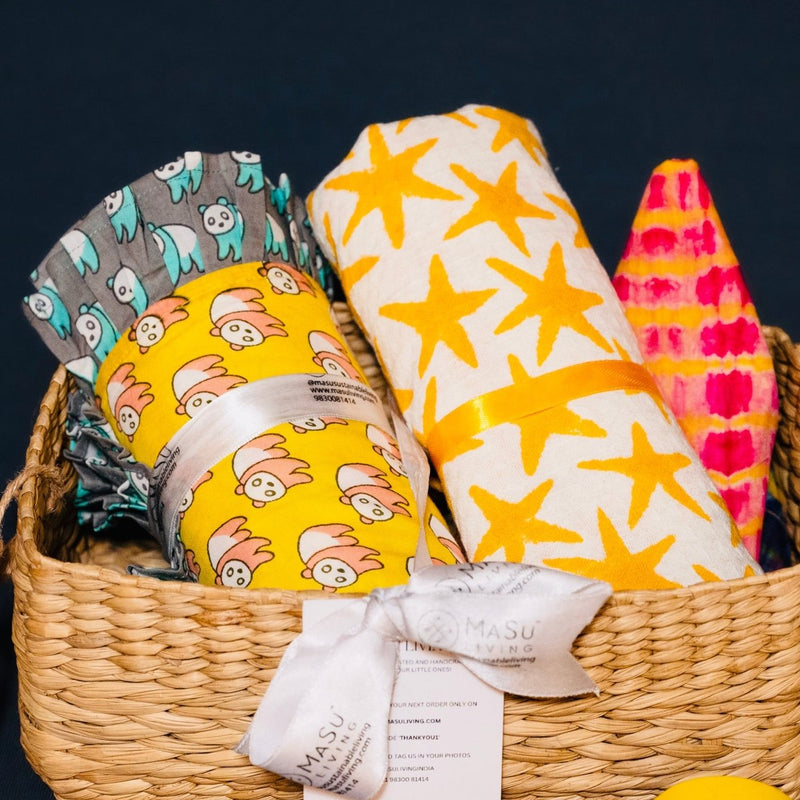 Buy Mini Aloka Baby Hamper Starry | Shop Verified Sustainable Gift Hampers on Brown Living™