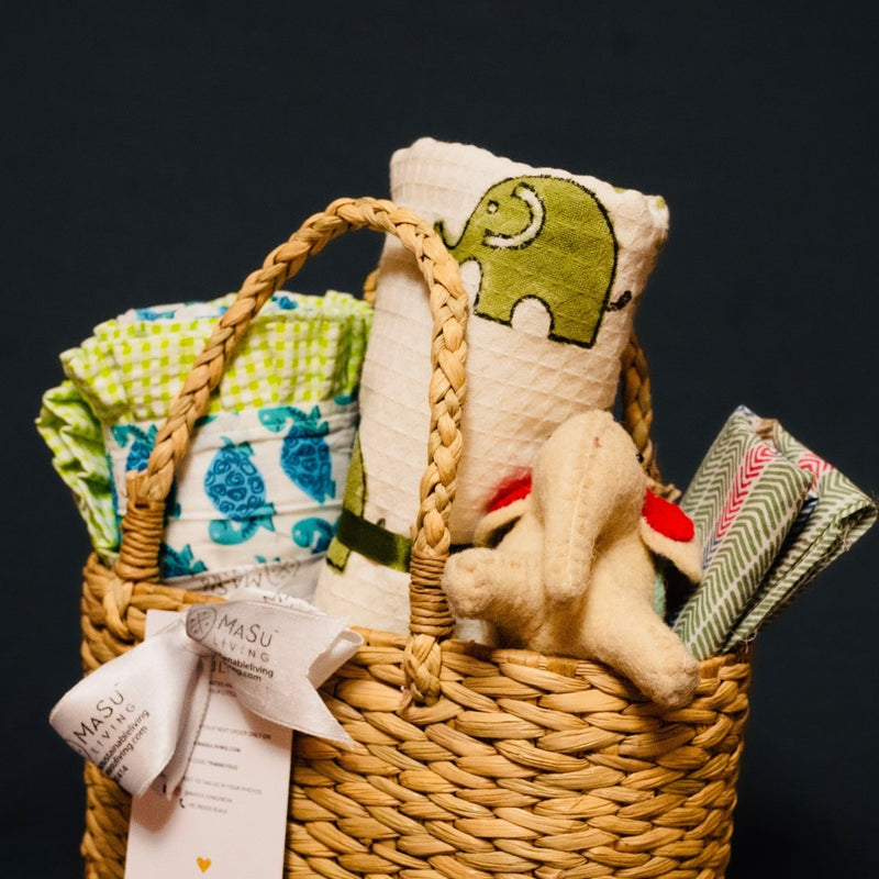 Buy Mini Aloka Baby Hamper Totos | Shop Verified Sustainable Gift Hampers on Brown Living™