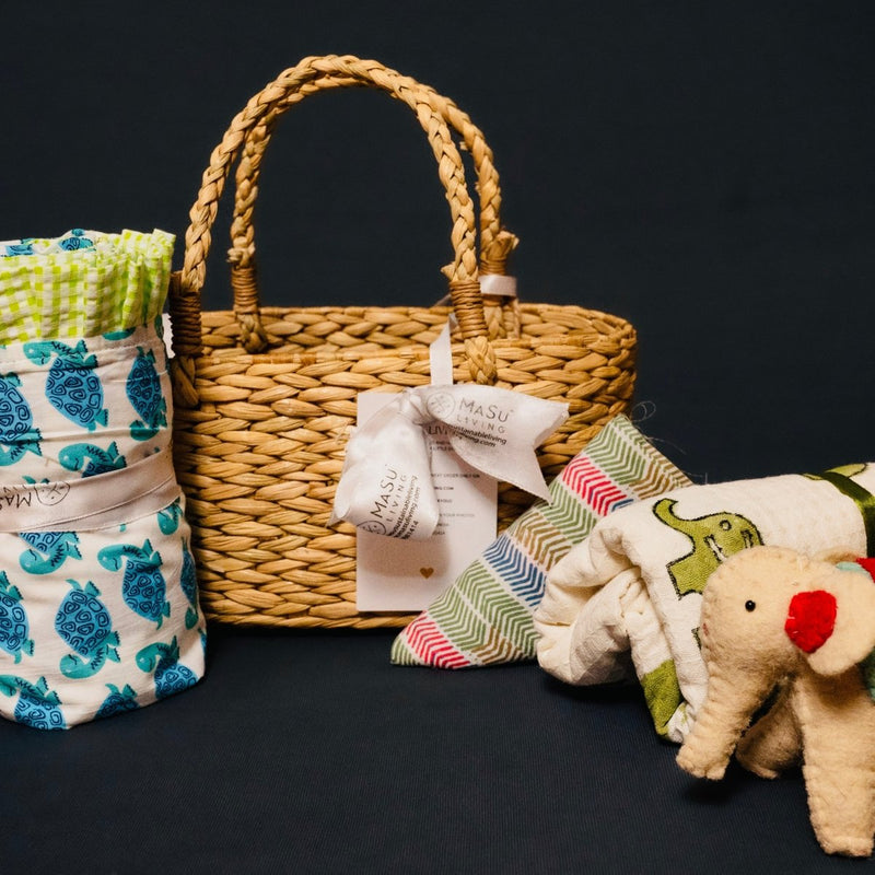 Buy Mini Aloka Baby Hamper Totos | Shop Verified Sustainable Gift Hampers on Brown Living™