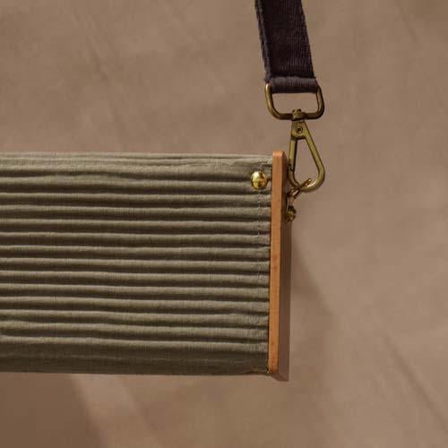 Buy Mini Clutch - Khaki | Shop Verified Sustainable Womens Clutch on Brown Living™