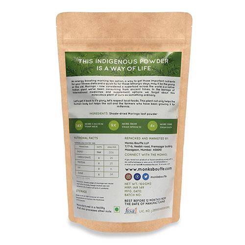 Buy Miraculous Moringa Powder - 200gm | Shop Verified Sustainable Powder Drink Mixes on Brown Living™