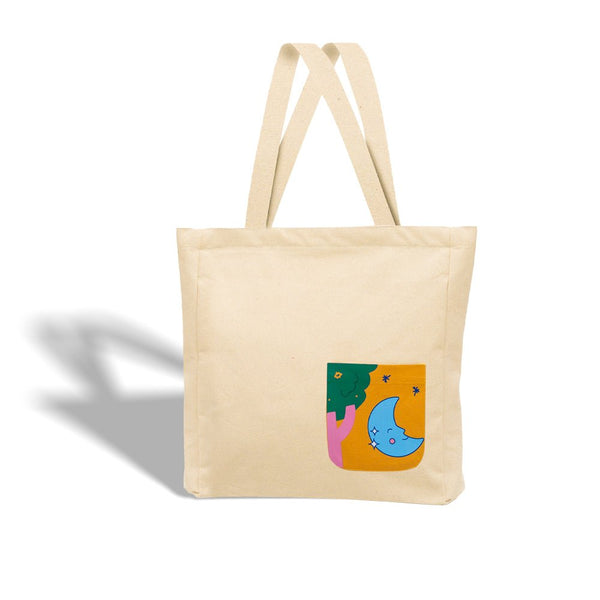 Buy Mooning Tote Bag | Shop Verified Sustainable Tote Bag on Brown Living™