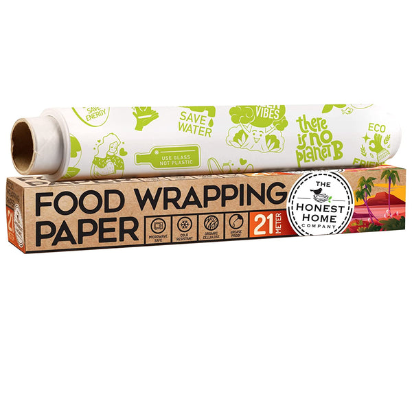 Multipurpose 11Inch Food Wrapping Paper Roll- 21 Meters | Verified Sustainable Cooking & Baking Supplies on Brown Living™