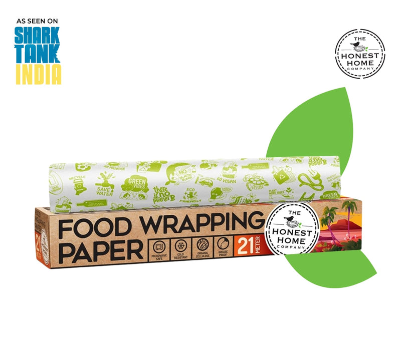 Multipurpose 11Inch Food Wrapping Paper Roll- 21 Meters | Verified Sustainable Cooking & Baking Supplies on Brown Living™