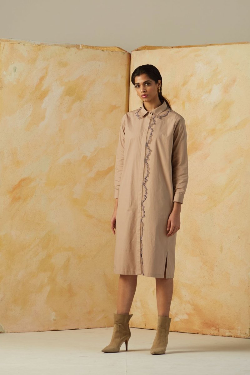 Buy Myra Shirt Dress | Shop Verified Sustainable Womens Dress on Brown Living™