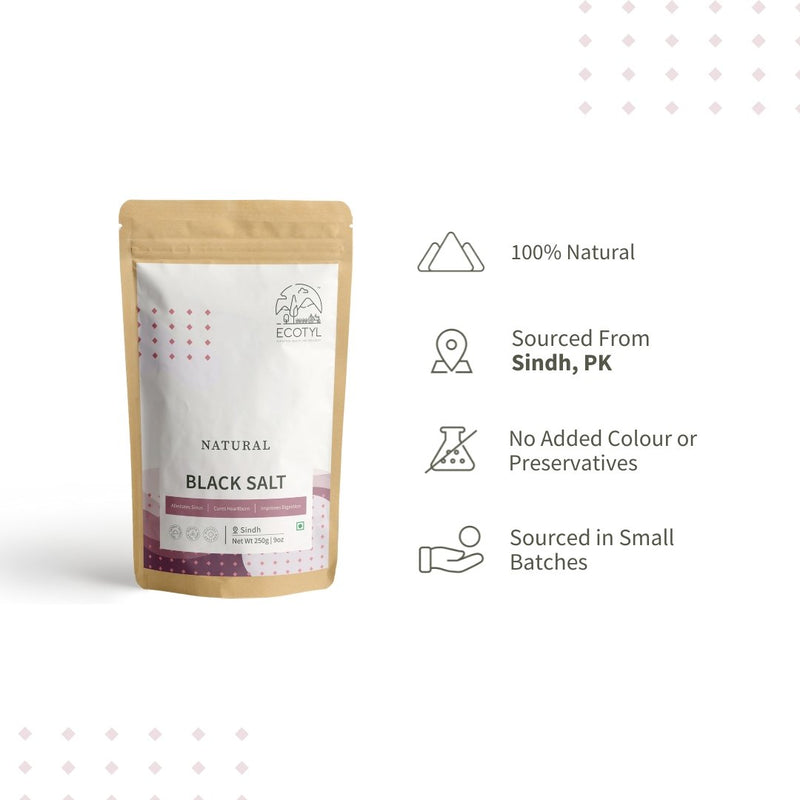 Buy Natural Black Salt Powder | Shop Verified Sustainable Cooking & Baking Supplies on Brown Living™