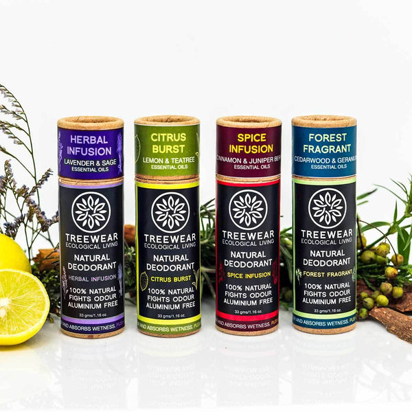 Buy Natural Deodorant - Set of 4 | Shop Verified Sustainable Deodorant on Brown Living™