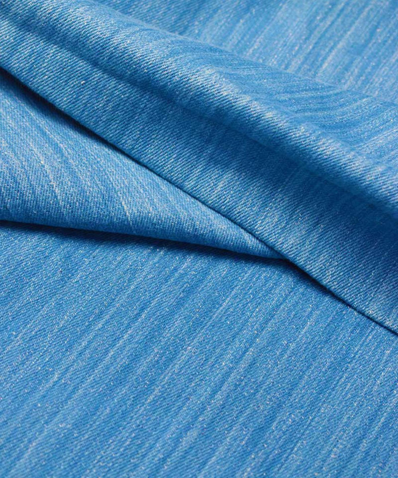 Buy Natural Dyed Handloom Indigo Denim Light | Shop Verified Sustainable Textiles on Brown Living™