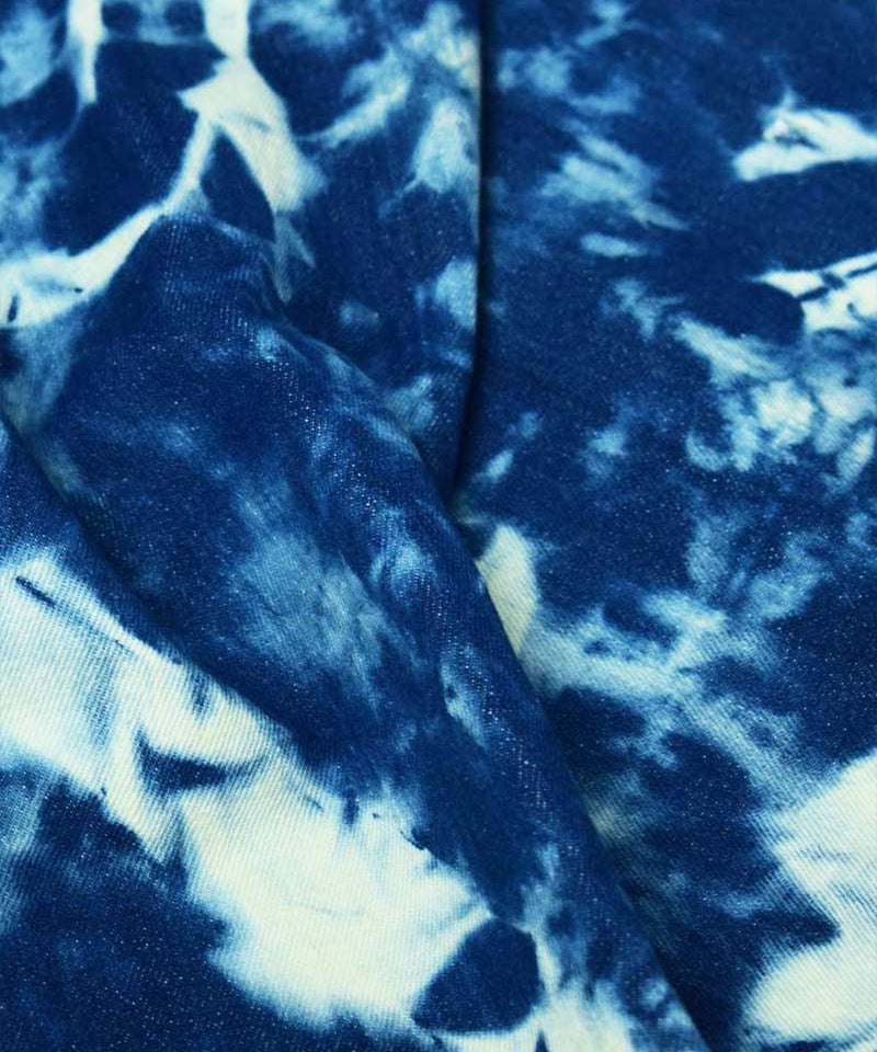 Buy Natural Dyed Handloom Indigo Denim Splash Washed | Shop Verified Sustainable Textiles on Brown Living™