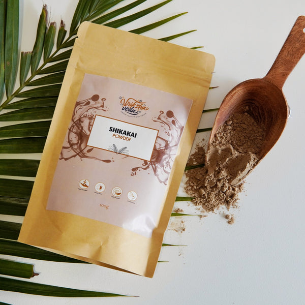 Natural Hair Cleansing Mask - Pure Shikakai Powder | Verified Sustainable Hair Mask on Brown Living™