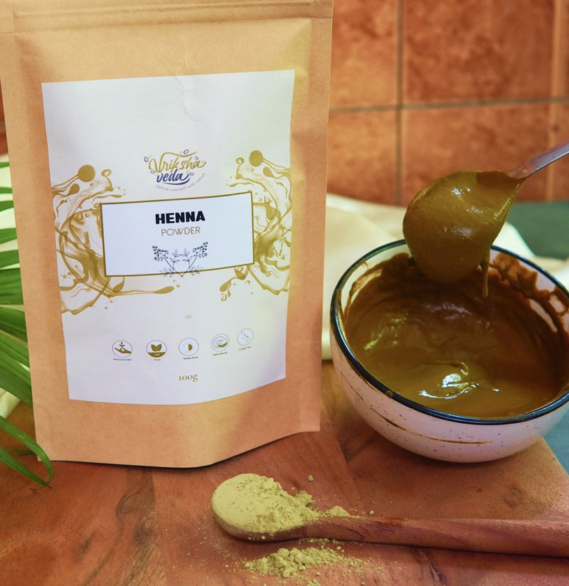 Buy Natural Henna Powder- 100g | Shop Verified Sustainable Products on Brown Living