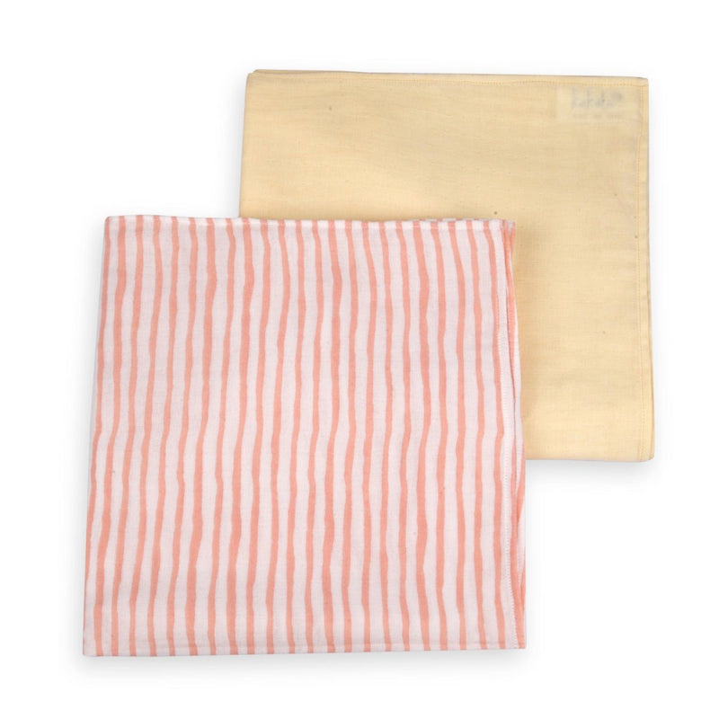 Buy Naturally Dyed Organic Muslin Blanket & Swaddles (Set of 3)- You are my Sunshine | Shop Verified Sustainable Products on Brown Living