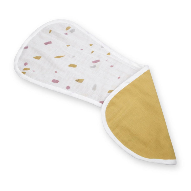 Buy Naturally Dyed Organic Muslin Burp Cloths (Set of 2)- You are my Sunshine & I'm Peachy | Shop Verified Sustainable Baby Bibs & Hanky on Brown Living™