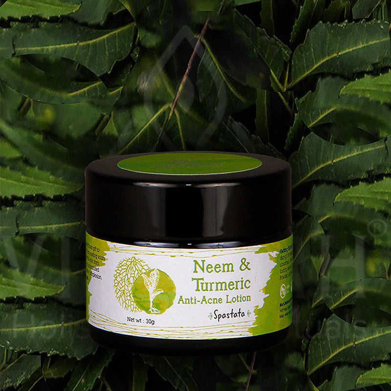 Buy Neem And Turmeric Anti-Acne Lotion | Shop Verified Sustainable Face Moisturizer on Brown Living™