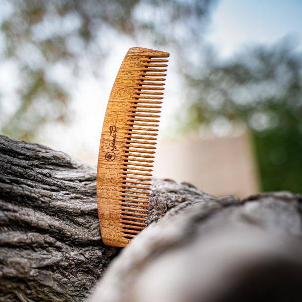 Buy Neem Comb for Detangling | Shop Verified Sustainable Hair Comb on Brown Living™