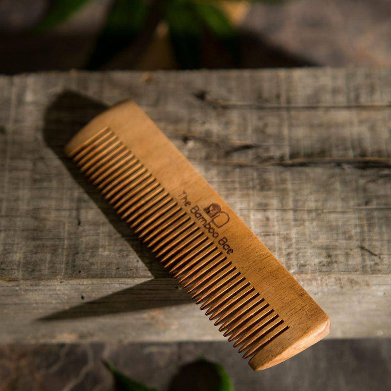 Buy Size Comb | Travel Comb | HandmNeem Comb | Pocketade | Shop Verified Sustainable Hair Comb on Brown Living™