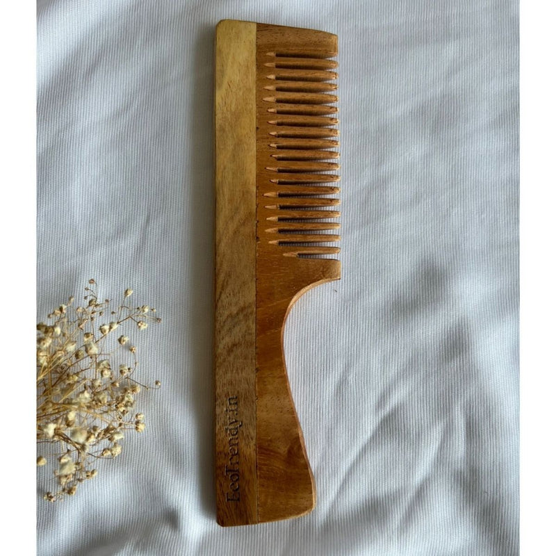 Buy Neem wood comb | Shop Verified Sustainable Hair Comb on Brown Living™