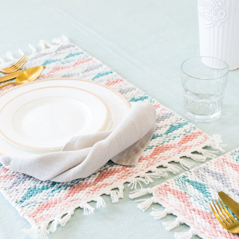 Buy Neo Nordic Placemat (Set Of 2) | Shop Verified Sustainable Table Essentials on Brown Living™