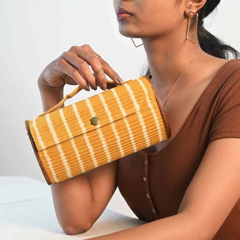 Buy Night Valley Round Clutch | Shop Verified Sustainable Womens Bag on Brown Living™