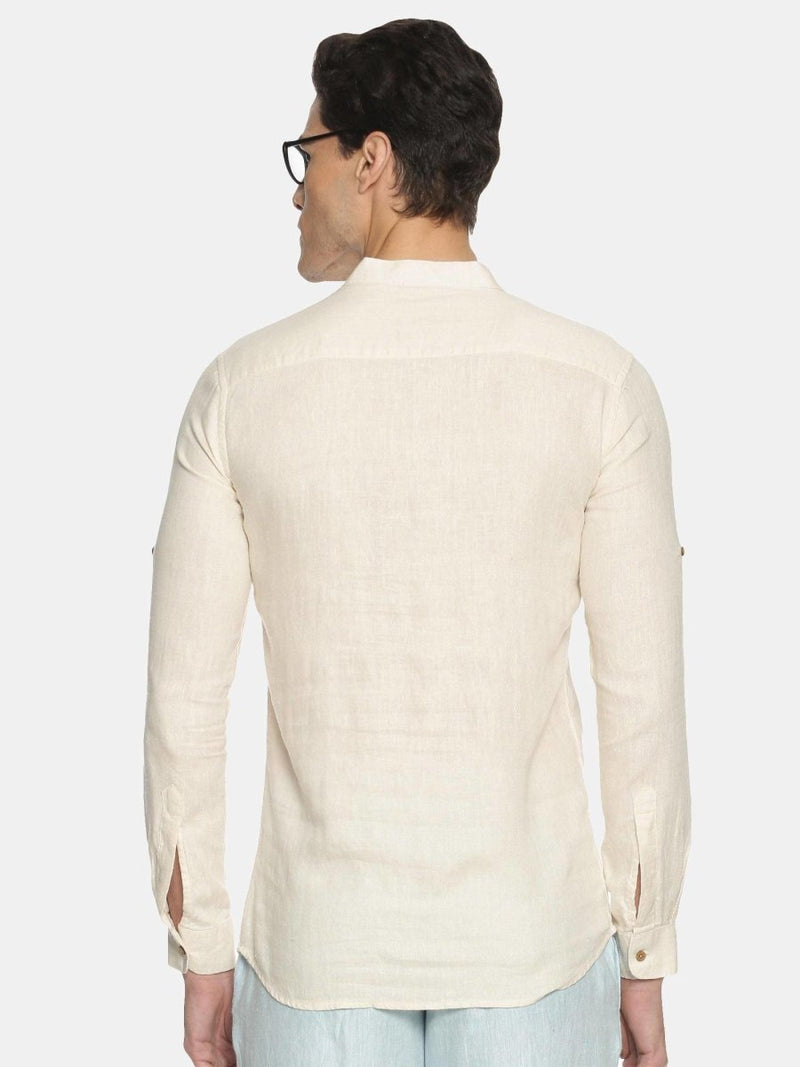 Buy Off White Colour Hemp Short Kurta | Shop Verified Sustainable Mens Kurta on Brown Living™