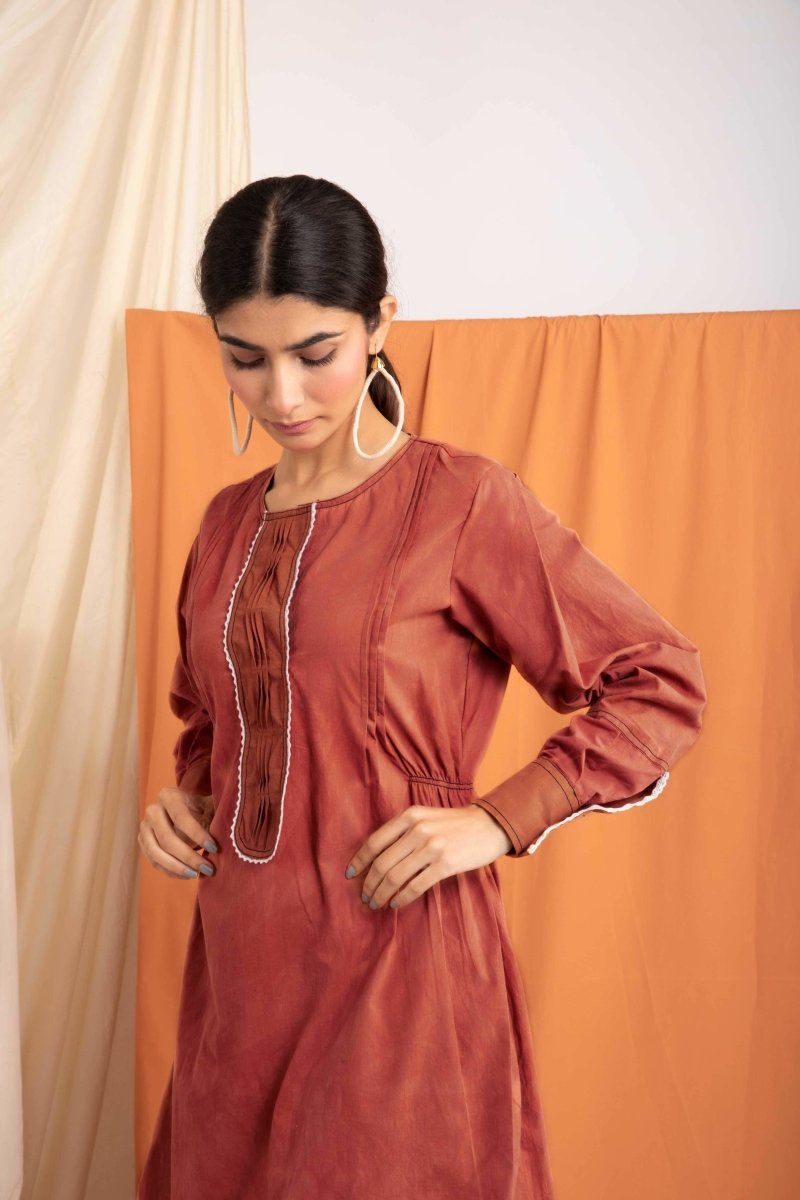 Buy Olivia Red Dress | Shop Verified Sustainable Womens Dress on Brown Living™