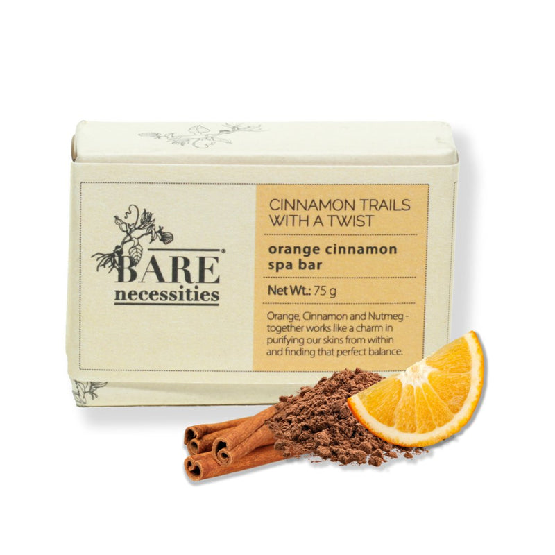 Buy Orange Cinnamon Bathing Bar | Smooth & Clear Skin - 75g | Shop Verified Sustainable Products on Brown Living