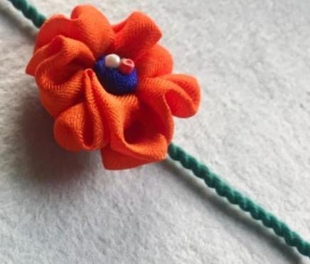 Buy Orange Rakhi | Shop Verified Sustainable Rakhi on Brown Living™