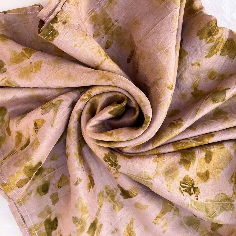 Buy Orchid Bloom Silk Square Scarf | Shop Verified Sustainable Womens Scarf on Brown Living™