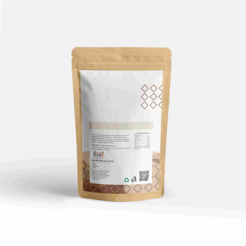 Buy Organic Brown Sugar - Set of 2 (500 g Each) | Shop Verified Sustainable Cooking & Baking Supplies on Brown Living™