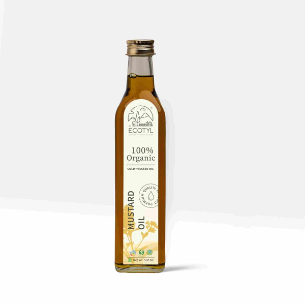 Buy Organic Cold-Pressed Mustard Oil- 500 ml | Shop Verified Sustainable Cooking Oils on Brown Living™