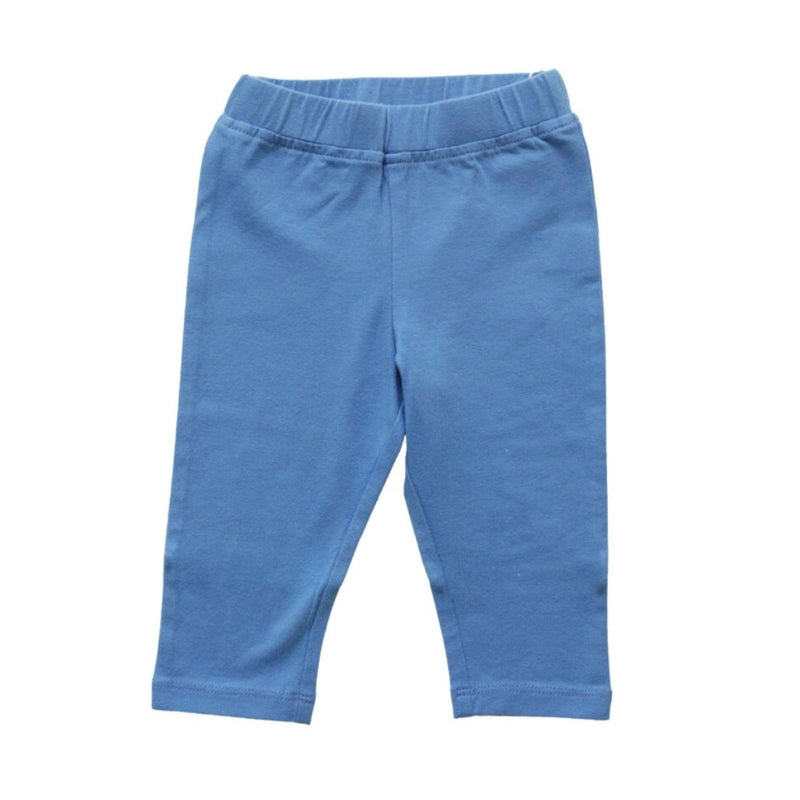 Buy Organic Cotton Baby Girl Leggings - Blue | Shop Verified Sustainable Girls Leggings on Brown Living™