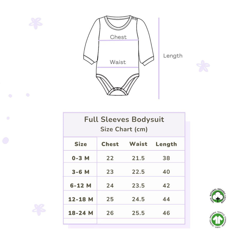 Buy Organic Cotton Full Sleeve Bodysuit- Paper Boat | Shop Verified Sustainable Kids Onesies on Brown Living™