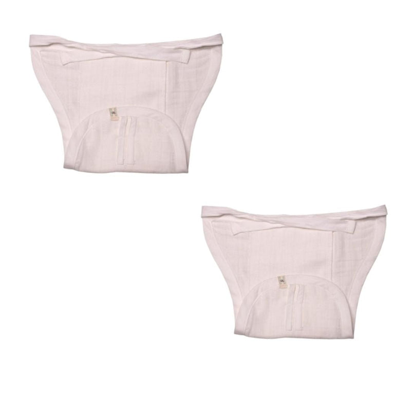 Buy Organic Cotton Muslin Nappy | Natural Herbal Dyes pack of 2 | Shop Verified Sustainable Baby Diapers on Brown Living™