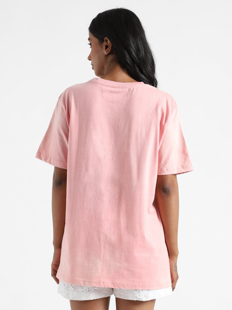 Buy Organic Cotton & Naturally Dyed Light Pink T-shirt | Shop Verified Sustainable Womens T-Shirt on Brown Living™