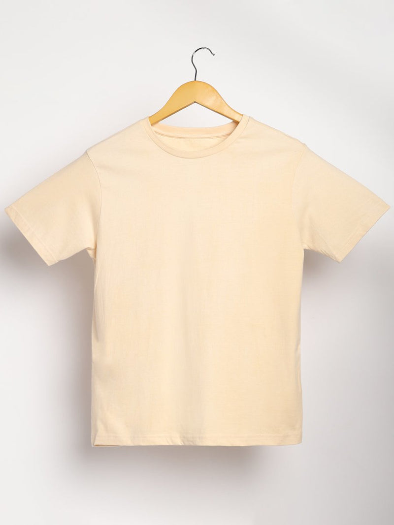 Buy Organic Cotton & Naturally Dyed Rust Cream Men'sT-shirt | Shop Verified Sustainable Mens Tshirt on Brown Living™