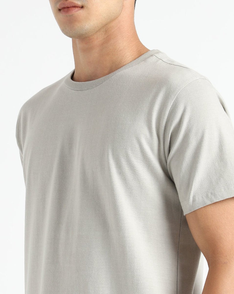 Buy Organic Cotton & Naturally Dyed Slate Grey Men'sT-shirt | Shop Verified Sustainable Mens Tshirt on Brown Living™