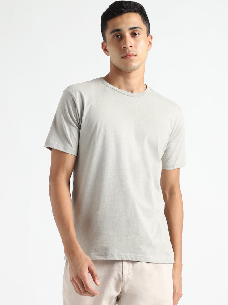 Buy Organic Cotton & Naturally Dyed Slate Grey Men'sT-shirt | Shop Verified Sustainable Mens Tshirt on Brown Living™