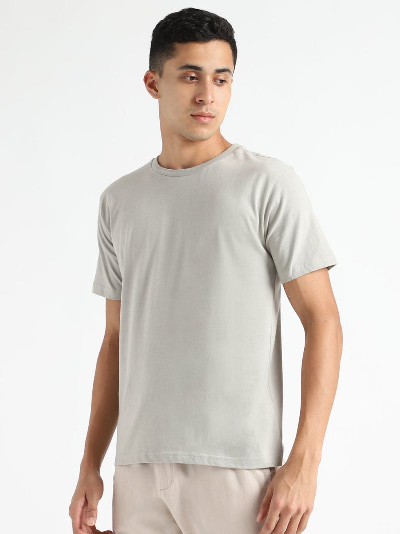 Buy Organic Cotton & Naturally Dyed Slate Grey Men'sT-shirt | Shop Verified Sustainable Mens Tshirt on Brown Living™