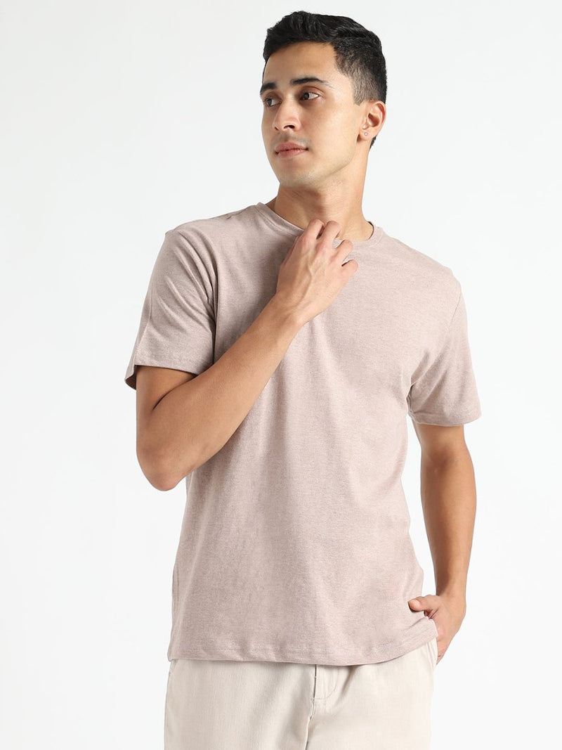 Buy Organic Cotton & Naturally Fiber Dyed Soil Brown Men's T-shirt | Shop Verified Sustainable Mens Tshirt on Brown Living™