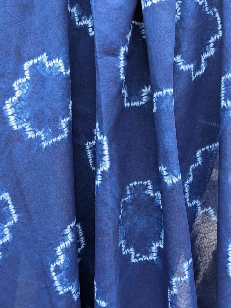 Buy Organic Indigo Shibori Fabrics | Shop Verified Sustainable Textiles on Brown Living™