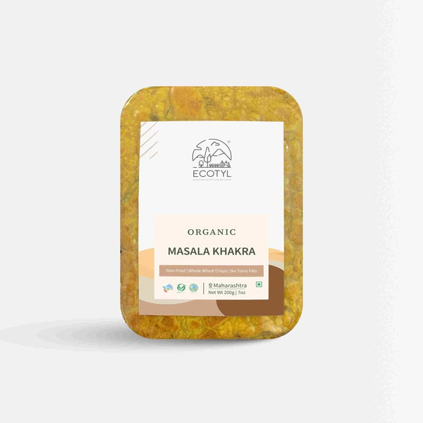 Buy Organic Masala Khakra - Set of 2 (200 g Each) | Shop Verified Sustainable Healthy Snacks on Brown Living™