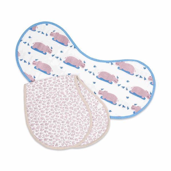 Buy Organic Muslin Burp Cloth & Bib Pack of 2 | Shop Verified Sustainable Baby Bibs & Hanky on Brown Living™