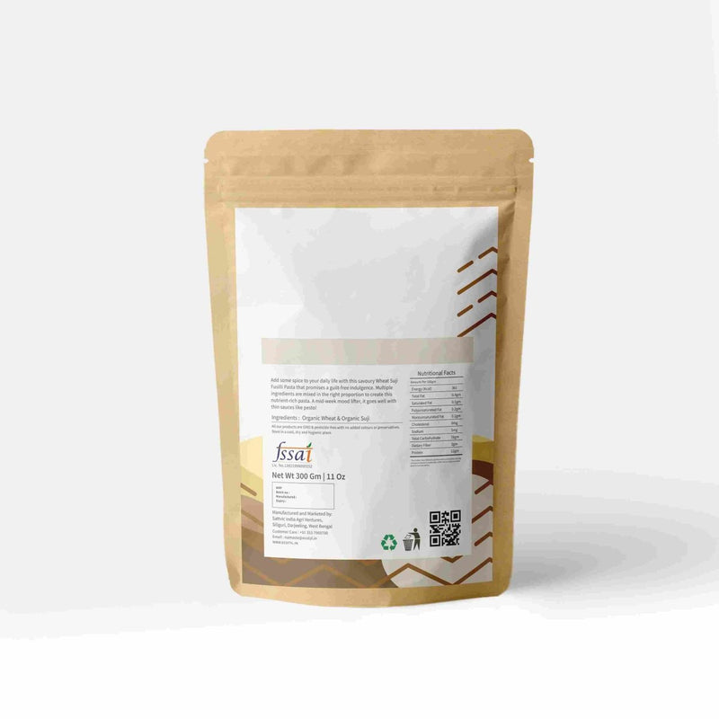 Buy Organic Fusilli Pasta- 300 g | Shop Verified Sustainable Ready to Eat & Cook on Brown Living™