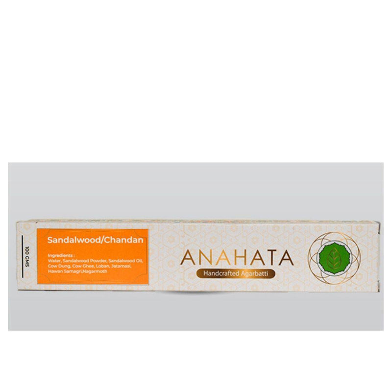 Buy Organic Sandalwood Agarbatti - 100gms | Shop Verified Sustainable Pooja Needs on Brown Living™