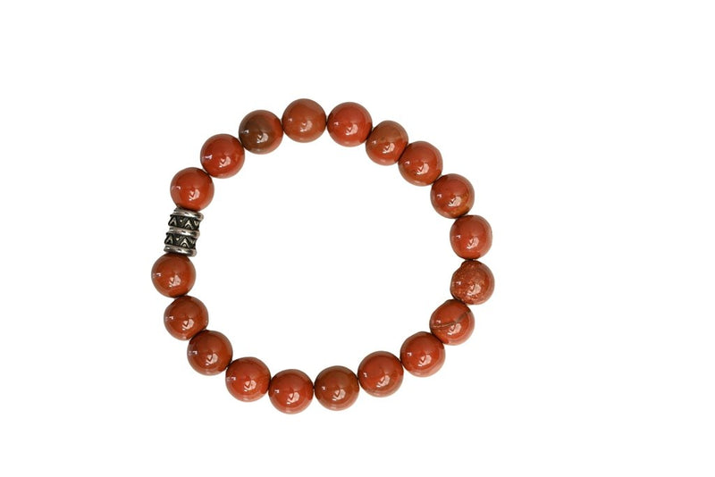 Buy ORIGINAL RED JASPER BRACELET FOR BALANCE, ENDURANCE AND EMOTIONAL WELLBEING | Shop Verified Sustainable Womens Accessories on Brown Living™