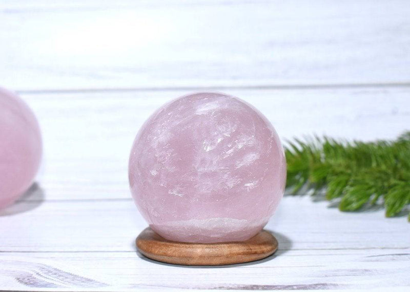 Buy Original Rose Quartz Healing Ball - Pink | Shop Verified Sustainable Womens Accessories on Brown Living™