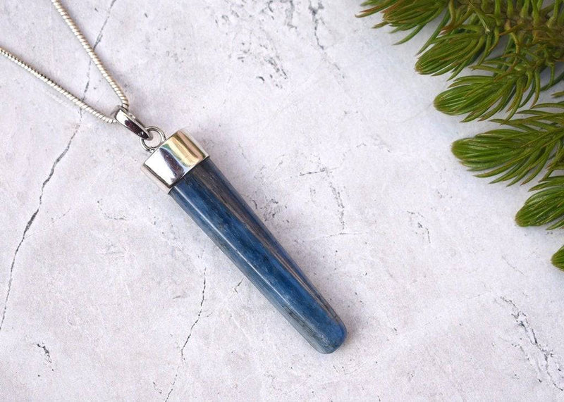 Buy Original Unisex Kyanite Pendant - Blue | Shop Verified Sustainable Womens Accessories on Brown Living™