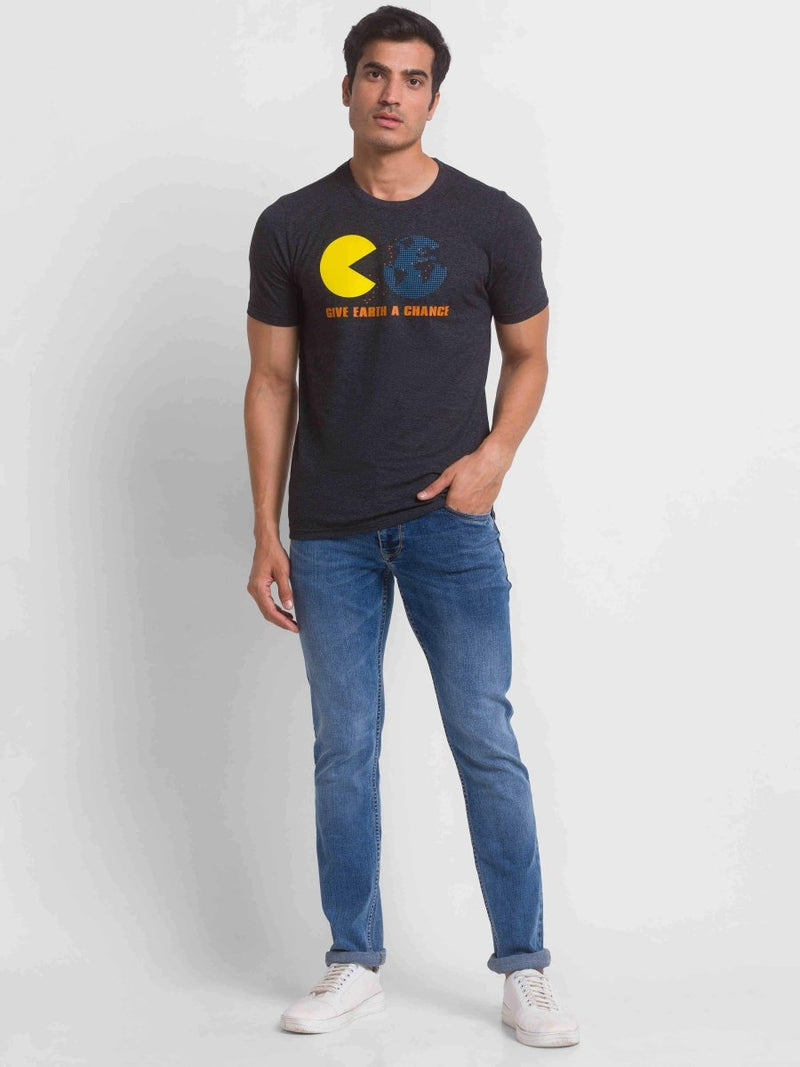 Buy Pac-Man T-Shirt | Recycled Polyester + Recycled Cotton Blend | Shop Verified Sustainable Mens Tshirt on Brown Living™