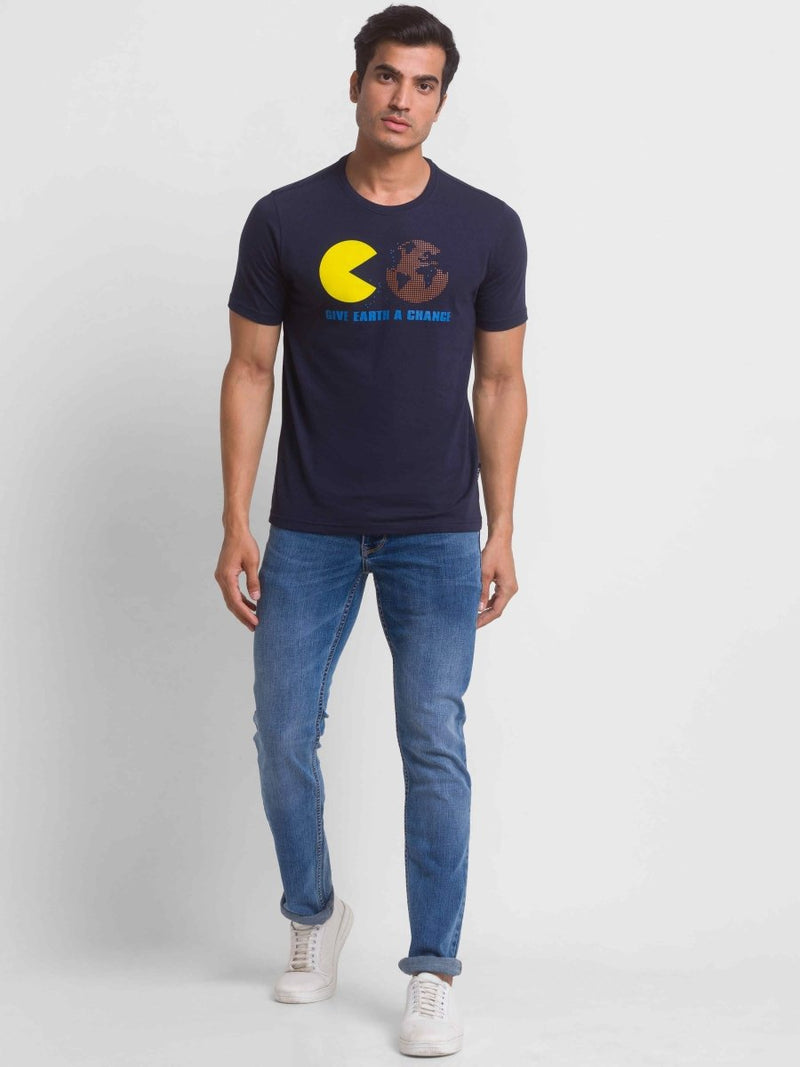 Buy Pac-Man T-Shirt | Recycled Polyester + Recycled Cotton Blend | Shop Verified Sustainable Mens Tshirt on Brown Living™