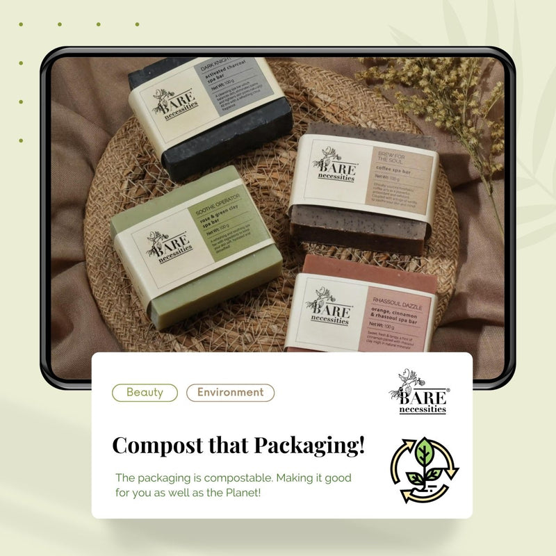 Buy Pack of 4 Bare Spa Bars | Shop Verified Sustainable Body Soap on Brown Living™